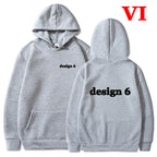 Men Hoodies Loose Casual Clothing Women Fashion Long Sleeve Hooded Pullover Personality Design Streetwear Sweatshirts - Matrix Studios