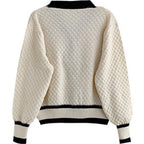 Women's Korean Fashion New Korean Loose Long-sleeved Knit Sweater Cardigans Outwear Coat - Matrix Studios