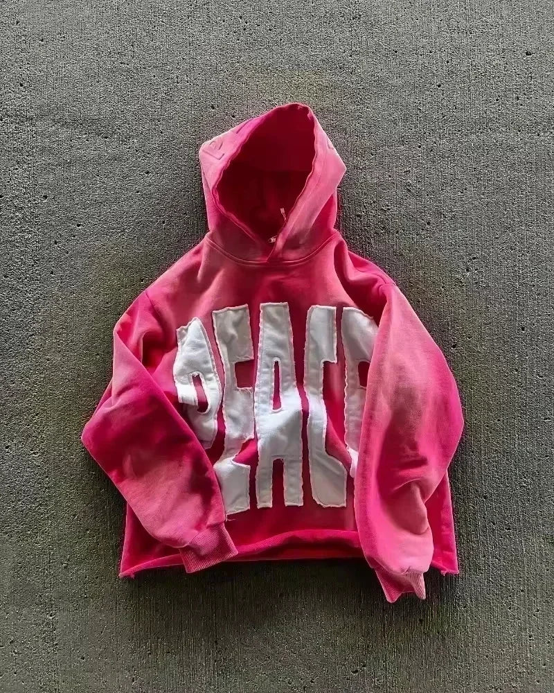 Korean Fashion Simple Gray Double Sided Oversized Zipper Hoodie Women Y2K New Harajuku Gothic Casual Joker Couple Sweatshirt - Matrix Studios
