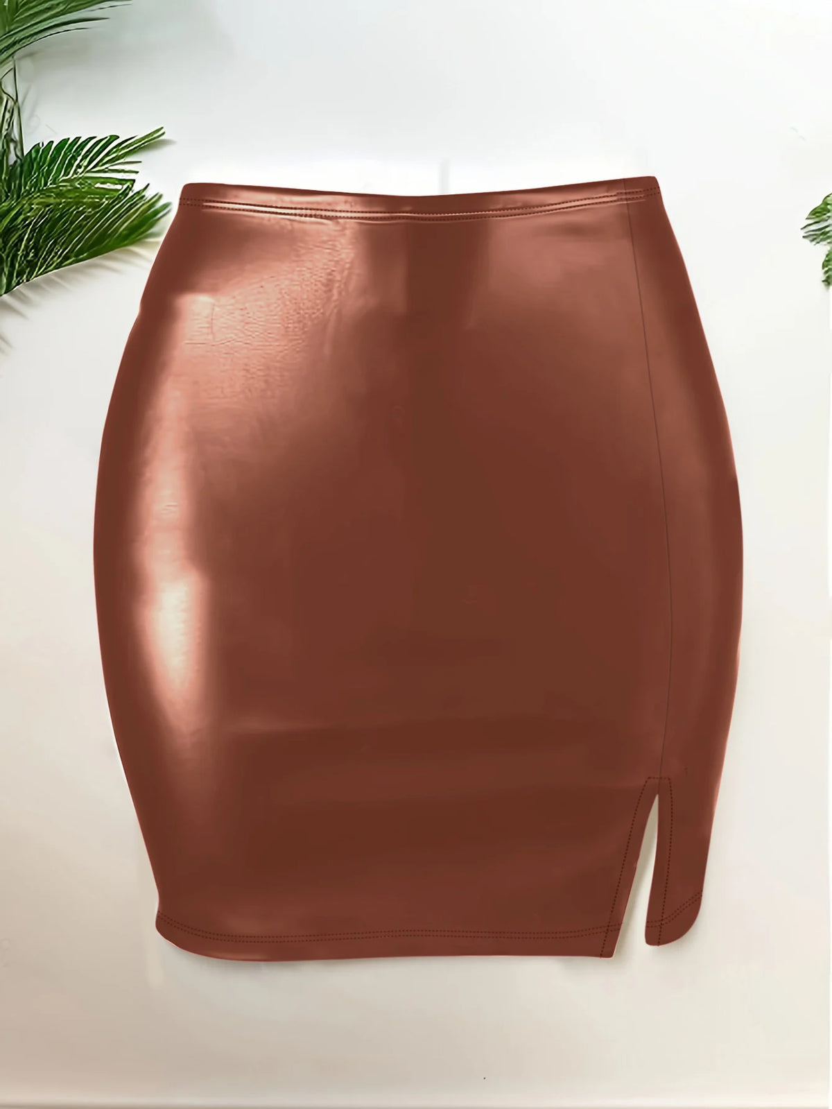 Sexy High Waist Wrapped Hip Skirt Women Leather Black Comfortable Split Short Lady Skirt Party Dress Nightclub - Matrix-studios.com