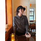 2000s Korean Fashion Slim Batwing Sleeve Autumn Sweaters Y2k Pure Color Subculture Casual Long Sleeve Pullovers Sweaters Chic - Matrix Studios