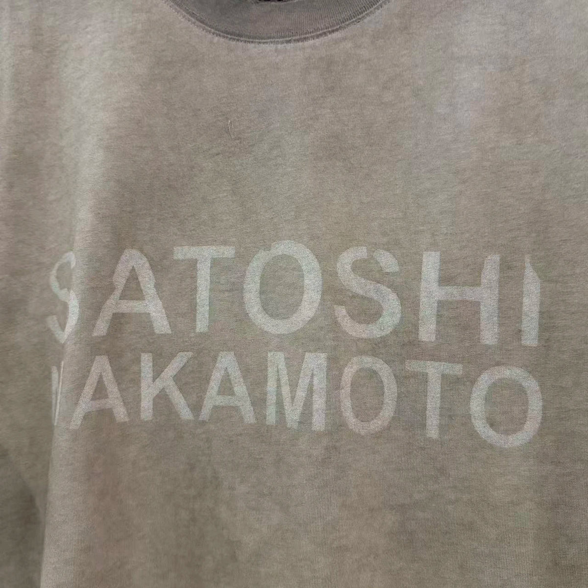 American Trend Brand SATOSHI Classic Vintage Print T-shirt New High Street Fashion Style Short-sleeved for Both Men and Women - Matrix-studios.com
