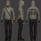 Simon Henriksson Zipped Hoodie Cry of Fear Simon's Hooded Cosplay Sweatshirt Winter Sweater Gamer Gift Trendy Aesthetic Hoodies - Matrix Studios