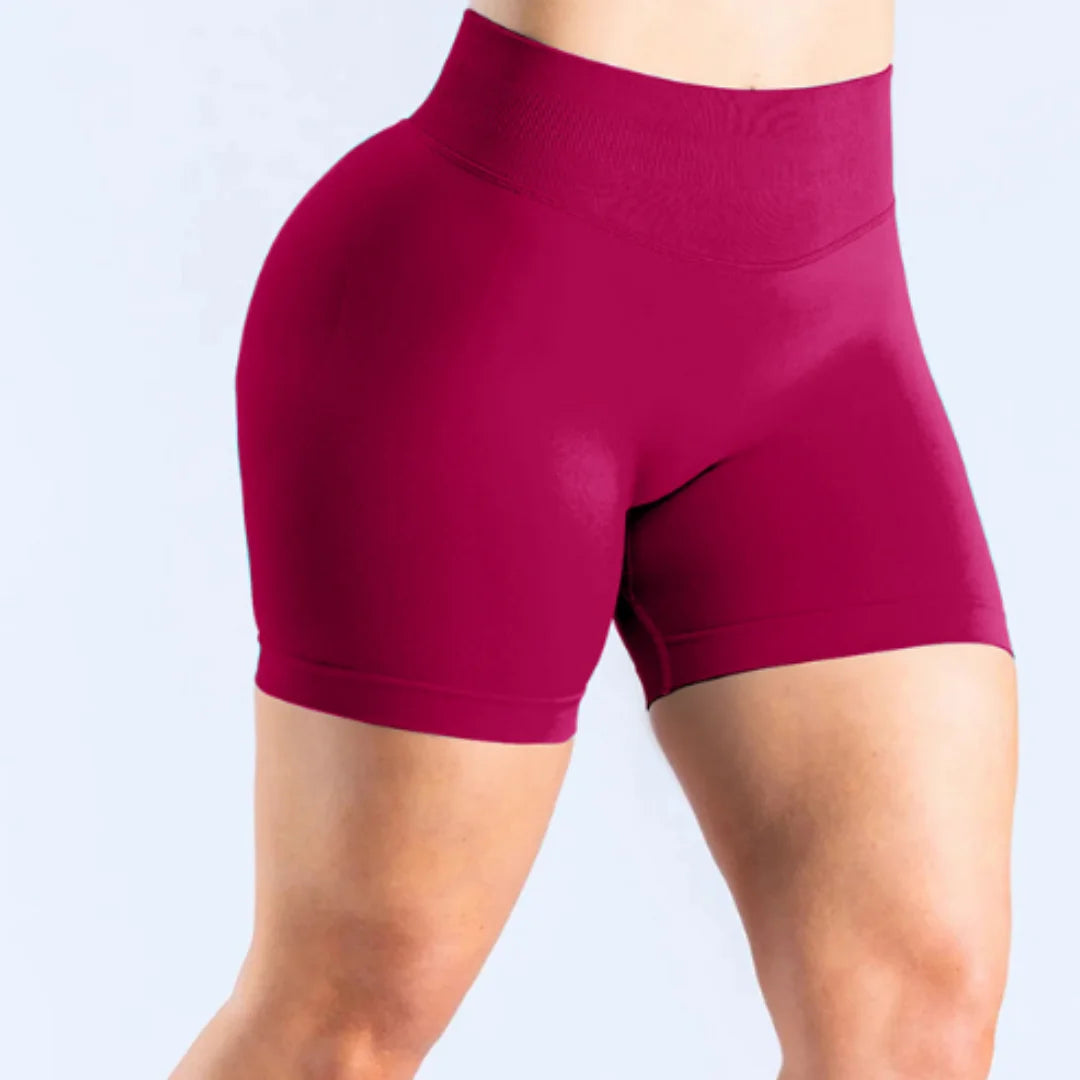 DYF Impact Seamless Sports Shorts Women Booty Yoga Shorts Quick Drying Fitness Tights Solid Workout Scrunch Customizable Lable - Matrix Studios