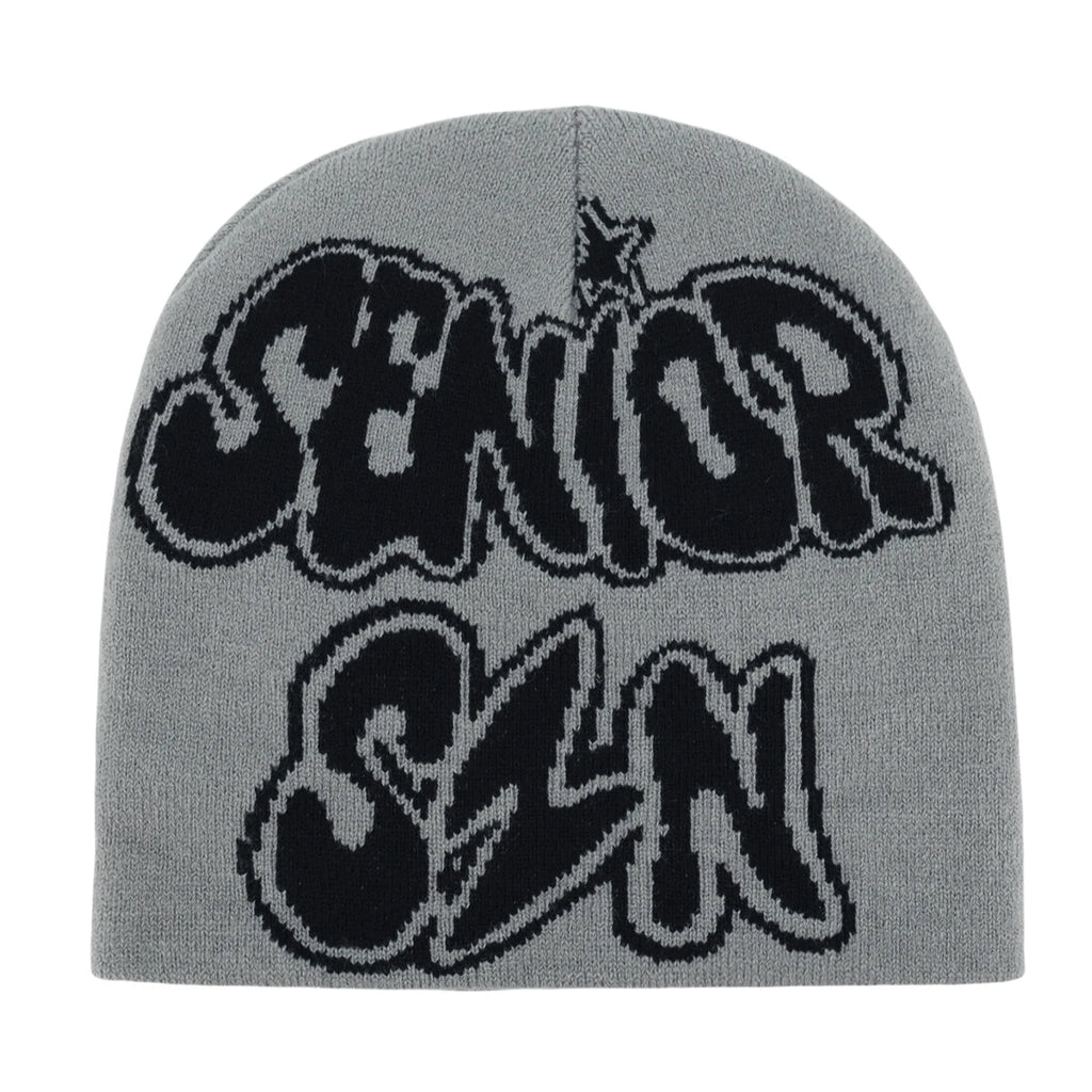 Y2K Letter Butter Knit Hats Skullies Beanies Autumn Winter Warm Hat Men Women Hip Hop Quality Skiing Cap Cycling Windproof New