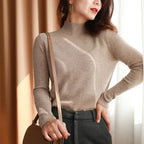 Autumn Winter chic Bottom Sweaters Women Fashion Turtleneck Pullover Slim Long Sleeve Knitted Jumpers Soft Warm Pull Femme Top - Matrix Studios