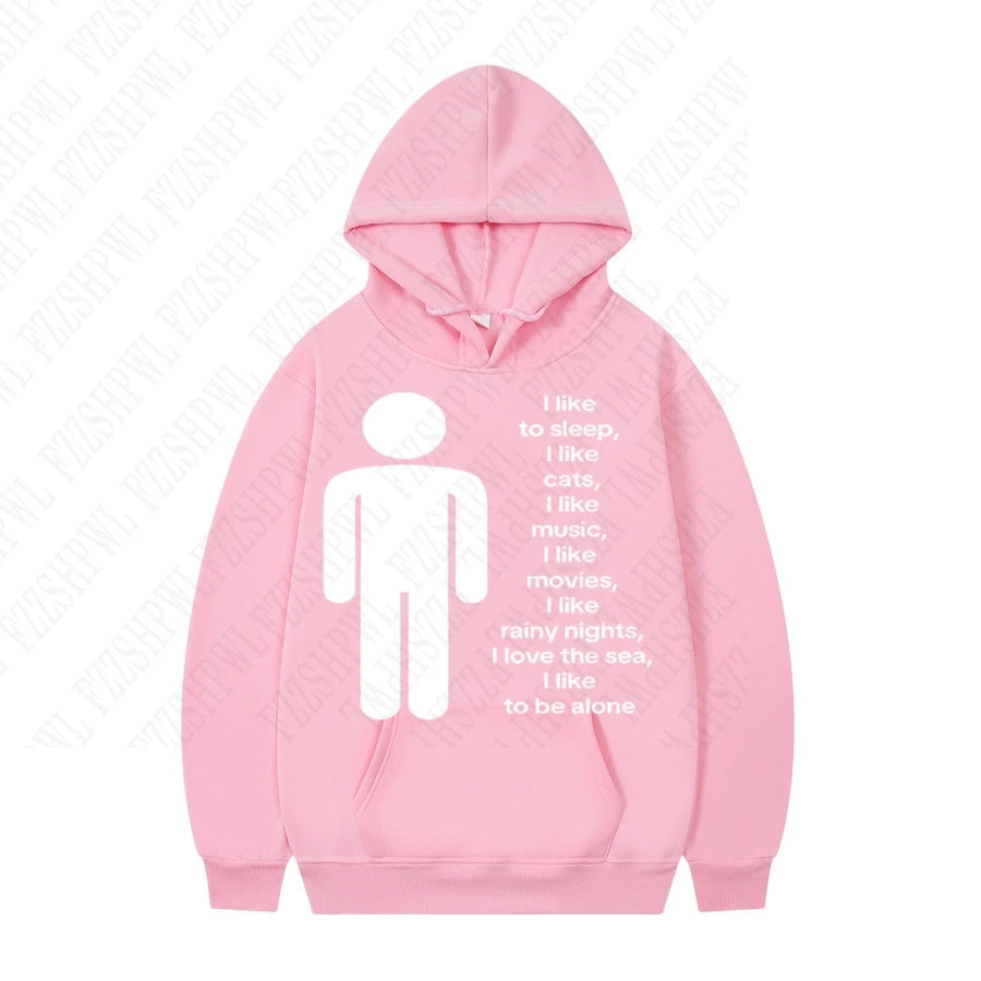 American y2k Harajuku street vintage trend autumn and winter, unique hip-hop punk print for both men and women, pullover hoodie