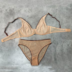 YUQI French Summer Bra - Sexy Euro Color-Block Lingerie | Slim Push-Up Lift & Anti-Sag Support | Anti-Sag Comfort Fit Underwear - Matrix-studios.com