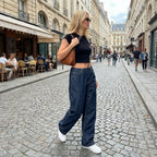 Spring New Women's Comfortable Slimming Straight Jeans High Waist Pants Durable Long Trousers Faionable Ladies Denim - Matrix-studios.com