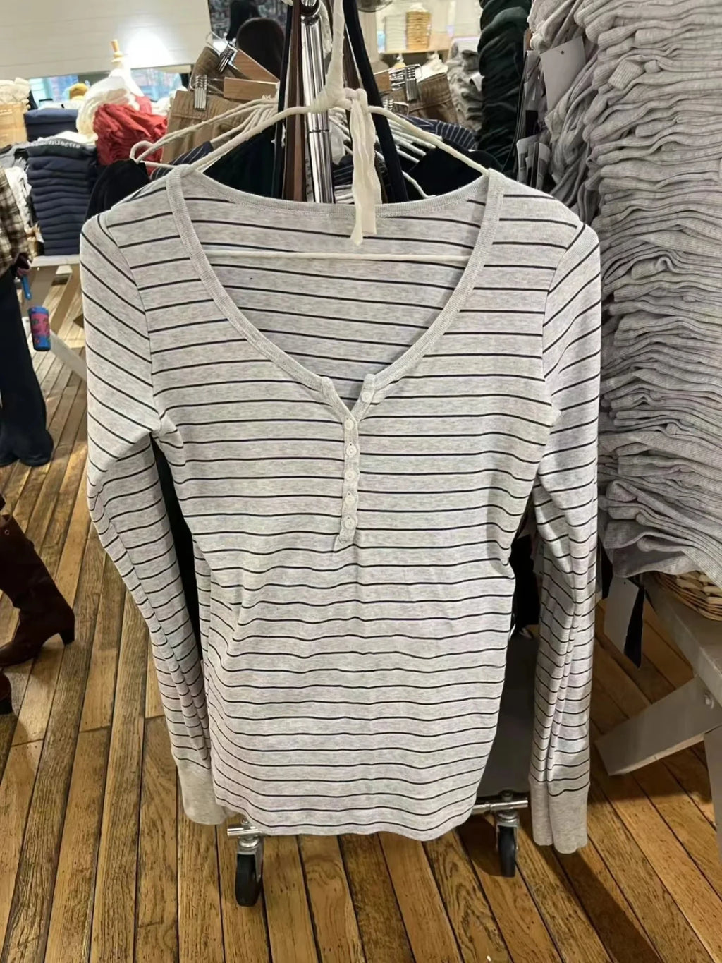Pink Striped Slim Long Sleeve Tees Women Spring Casual Cotton O-neck Tshirt New Tops Clothes Sweet Cute  Vintage T-shirts Y2K - Matrix-studios.com
