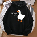 Peace Was Never An Option Printed Hoosie Men Street Oversize Autumn Hooded Hipster Soft Hoodies Hip Hop Warm Sportswears - Matrix Studios