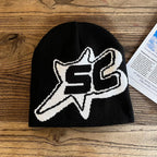 New Autumu Winter Keep Warm Knit Hat Women Men Skiing Beanies Outdoor Cold Hat Cycling Skullcap Fashion Letter Y2K Hiphop Beanie