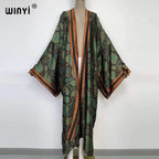 Europe WINYI new tunic bikini sweet lady pink boho Cardigan stitch Cocktail sexcy Boho Maxi Holiday Batwing Sleeve KIMONO mujer - Matrix Studios