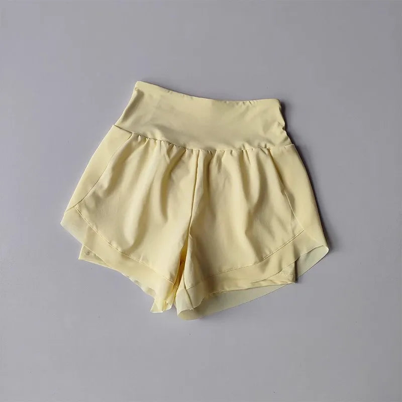 Women's Summer Running Sports Shorts Fitness Yoga Shorts Quick Drying Outdoor 2 in 1 Tennis Casual Training Shorts - Matrix Studios