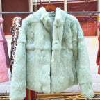 Fancy Rani Natural Rabbit Fur Coat Women Winter Jacket Real Leather And Fur Women's Clothing Female Outerwears With 2024 - Matrix Studios