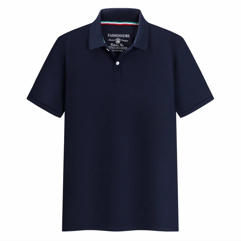 Summer Solid Color Outdoor Casual Lapel Short-sleeve Daily Business Short-sleeve Tops 2024 New Unisex Polo Shirts - Matrix-studios.com