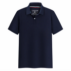 Summer Solid Color Outdoor Casual Lapel Short-sleeve Daily Business Short-sleeve Tops 2024 New Unisex Polo Shirts - Matrix-studios.com