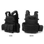 Nylon Chest Rig Molle Vest Multi-Functional Camouflage Molle Waistcoat Adjustable Men Women Combat Equipment for Outdoor Cycling - Matrix Studios