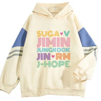 JIMIN JUNG KOOK J-HOPE JIN SUGA V RM Hoodies Sweatshirts Men/Women Fashion Kpop Hoodie JIMIN Clothes - Matrix Studios