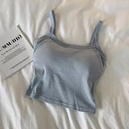 Crop Top Women Sexy Sleeveless Tops Fashion Female Underwear Lady's Camisole Girl Basic T-shirt Vest Lingerie Bras Tube Tops Hot - Matrix-studios.com