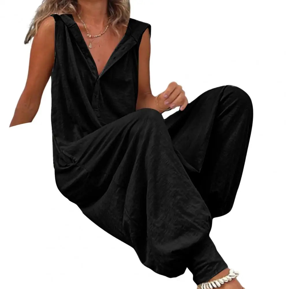 High Quality 2023 Spring Autumn Casual Women's Fashion Cotton Overalls Bohemian Stripe Casual Overalls - Matrix Studios