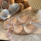 Sexy Push-Up Seamless Bra Women's Non-wire Ribbed Bralette Soft Fixed Half-Cup Underwear Invisible Bra Small Chest Lingerie S-XL - Matrix Studios
