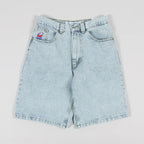 American New Retro Letter Embroidery Tooling Denim Shorts Trend Gothic Y2K Harajuku Hip-hop Loose Sports Shorts Street clothes