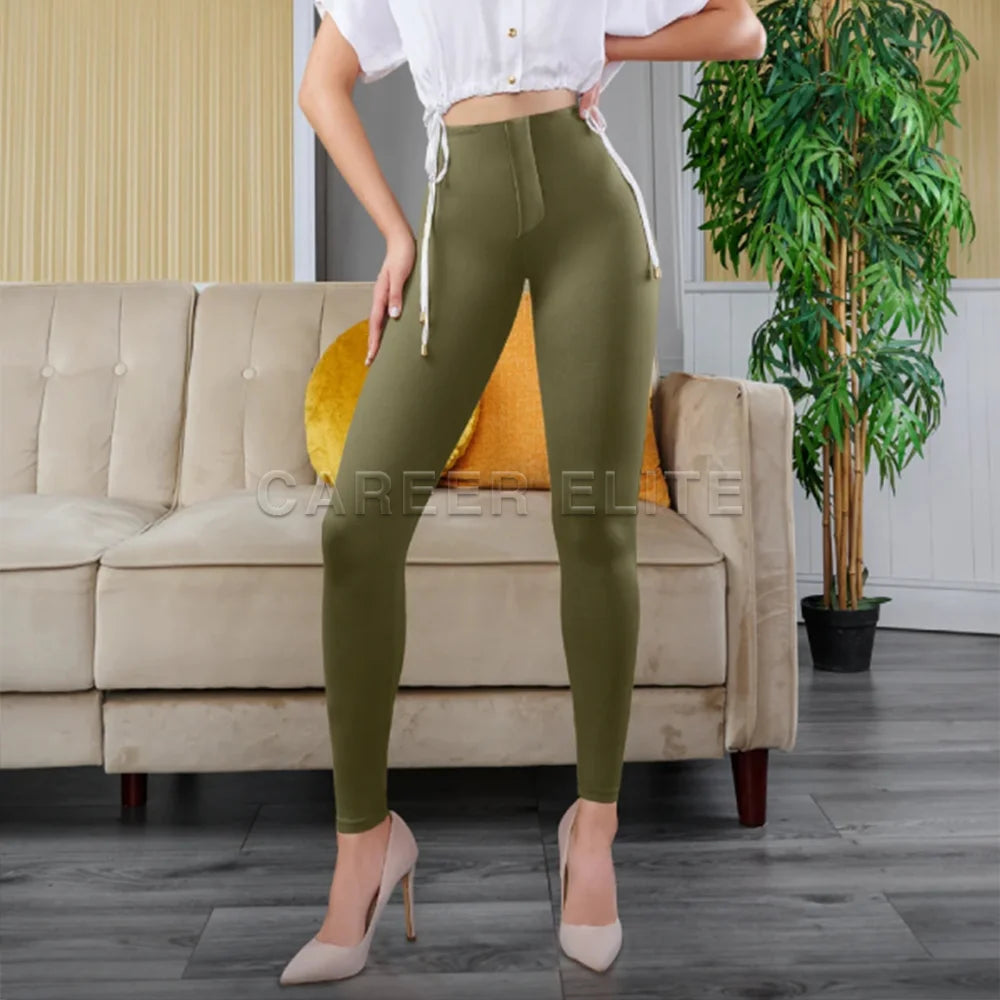 Women's Pants High Waist Skinny Leggings Pant Fashion Sexy Trousers Ankle-Length Stretchy Fitness Push Up Streetwear Clothing - Matrix-studios.com