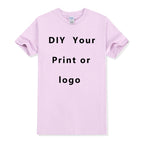 EU Size 100% Cotton Custom T Shirt Make Your Design Logo Text Men Women Print Original Design Gifts Tshirt - Matrix Studios