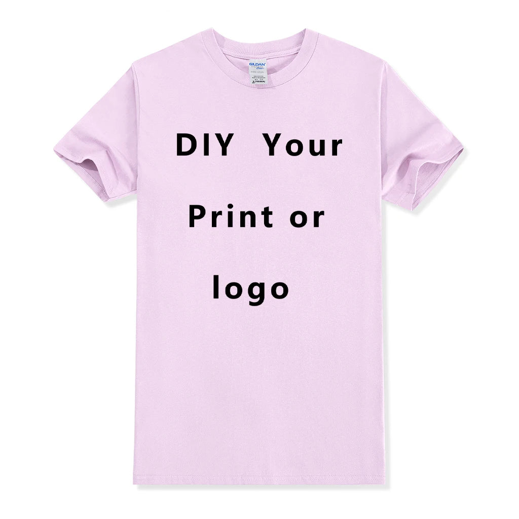 EU Size 100% Cotton Custom T Shirt Make Your Design Logo Text Men Women Print Original Design Gifts Tshirt - Matrix Studios