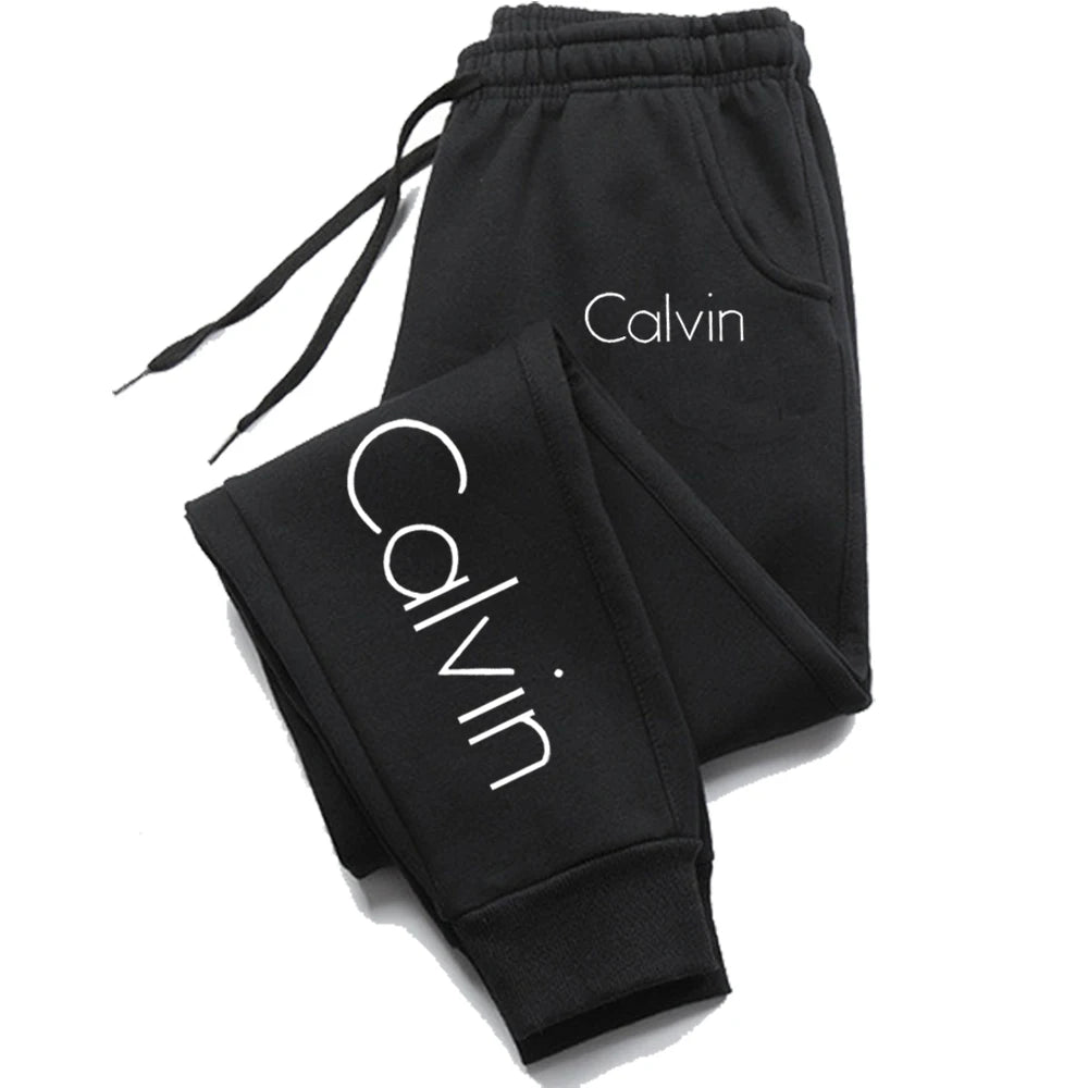Casual Printed Sports Running Trousers Men Women Autumn Drawstring Long Pants Fitness Solid Sweatpants Unisex Gym Wear - Matrix-studios.com