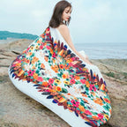20 Styles 90x180cm Cotton Linen Summer Beach Dress Bikini Cover-ups Sarong Wrap Scarf Women Brazilian Swimsuit Bathing Cover Up - Matrix Studios