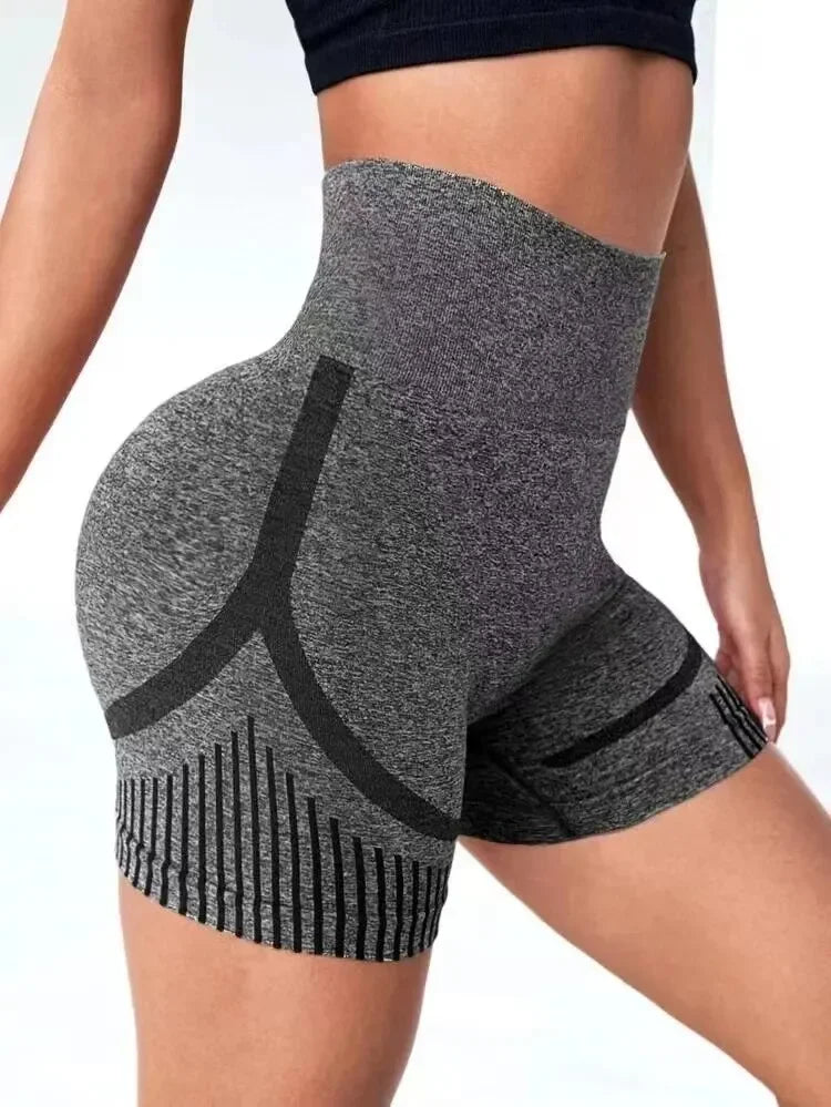 Women Yoga Shorts High Waist Workout Shorts Fitness Yoga Lift Butt Fitness Ladies Yoga Gym Running Short Pants Sportswear - Matrix Studios
