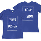 UE Size Custom Team T-shirt for Women, Add Your Own Design in Front and Back, Print and Text, High-quality T-shirt for Men - Matrix-studios.com