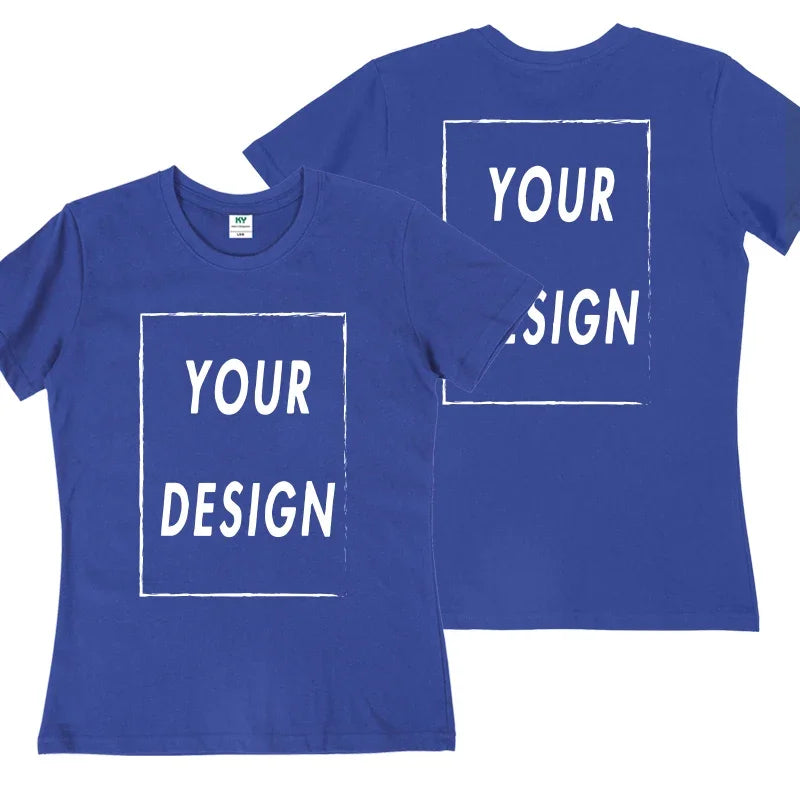 UE Size Custom Team T-shirt for Women, Add Your Own Design in Front and Back, Print and Text, High-quality T-shirt for Men - Matrix-studios.com
