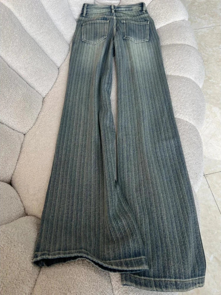 2000s American Vintage Pants Women Casual Y2k Thin Sportwear Y2k Clothing Retro Trouser Casual Chic Retro Harajuku Jeans Female - Matrix-studios.com
