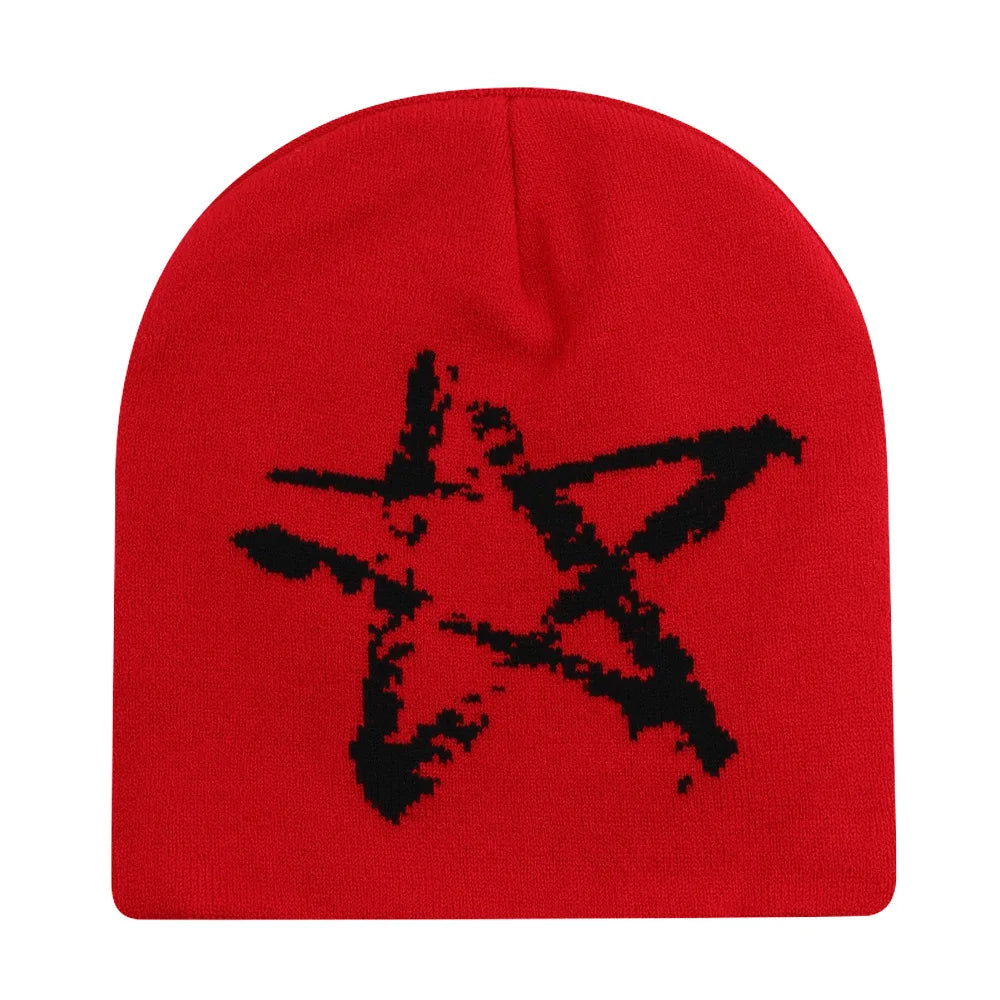 New Autumu Winter Keep Warm Knit Hat Women Men Skiing Beanies Outdoor Cold Hat Cycling Skullcap Fashion Letter Y2K Hiphop Beanie