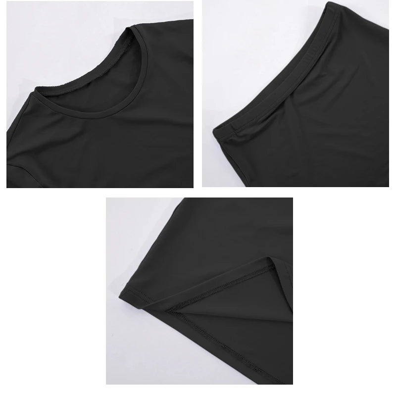 Womens Dress Sets Long Sleeve Crop Tops And Mid Calf Skirt Suit Fashion 2PCS Set Slim Office Lady Autumn Suits Clothing Q2418 - Matrix-studios.com