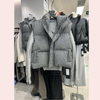 Neploe Korea Chic Streetwear Personalized Vest Short Parkas Casual Elegant Coat Advanced High Street Moda All-match Women Jacket - Matrix Studios