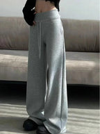 Elegant Women's Pants Palazzo Flared Wide Killer High Waist OL Ladies Career Long Trousers - Matrix-studios.com