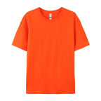 Loose Cotton Solid Tshirts Men Woman Short Sleeve Fashion Brand Trend Couple Clothing Tees Customized Candy Color Summer Tops - Matrix Studios