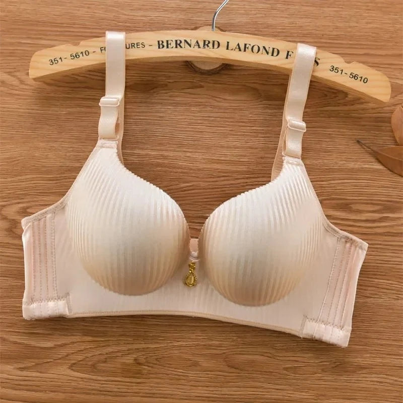 8CM Thick Padded Push Up Bra for Small Chest Seamless Wireless Comfort T-Shirt Bra Natural Lingerie with Adjustable Straps - Matrix Studios
