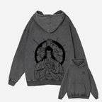 Japanese Anime Jujutsu Kaisen Print Hooded Pullover Men Hip Hop Sweatshirt Vintage Hoodie Harajuku Cotton Sweatshirts - Matrix Studios