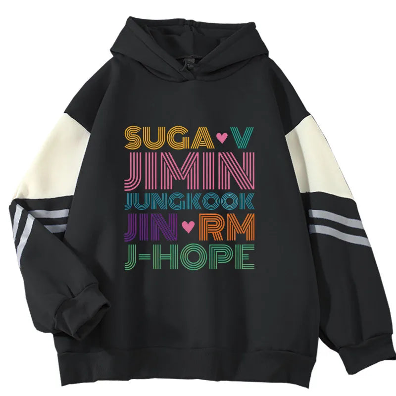 JIMIN JUNG KOOK J-HOPE JIN SUGA V RM Hoodies Sweatshirts Men/Women Fashion Kpop Hoodie JIMIN Clothes - Matrix Studios