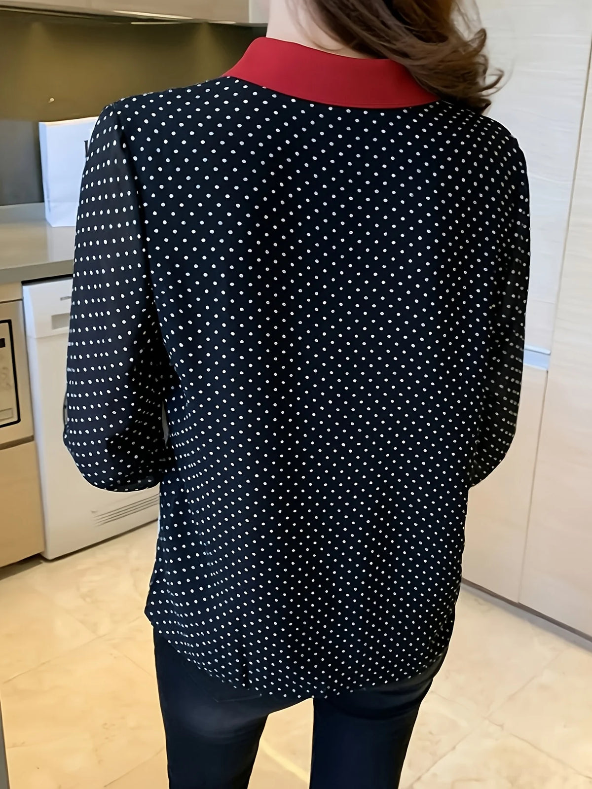 New elegant Women Blouses ladies shirts Blusas Mujer Long Sleeve Shirts causal Tops - Matrix-studios.com