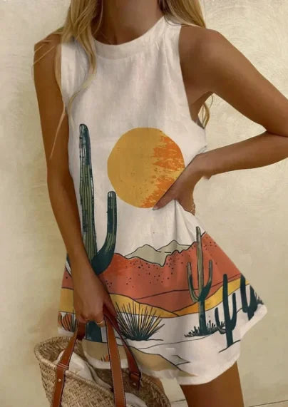 Beach Swimming Suit Dress Woman 2026 Short Cover Up Bikini Tunic Playa Ocean Casual Shirt Sleeveless Clothes Multiple Colors Sea - Matrix Studios