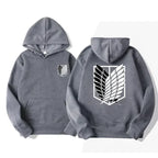 Japan Anime Attack on Titan Men Hoodies Spring Autumn Hip Hop Casual Pullover Top Hoodie Fashion Sweatshirts Jogging Sportswear - Matrix Studios