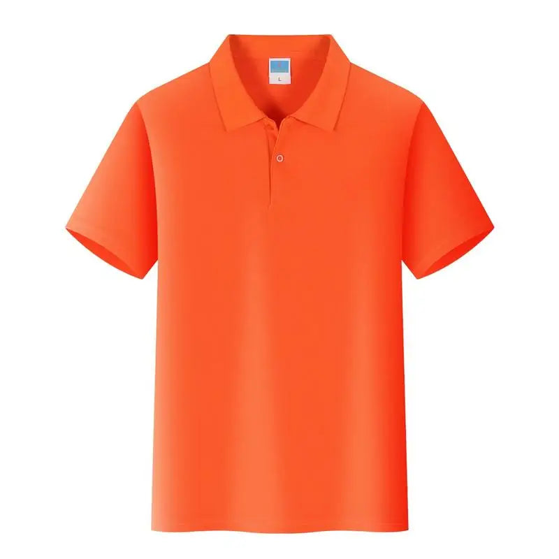Sports Streetwear Fashion Colorful Solid Color Lapel Polo Shirt For Men Women  Casual 2024 Summer Short Sleeves Top Tees Tshirt - Matrix-studios.com