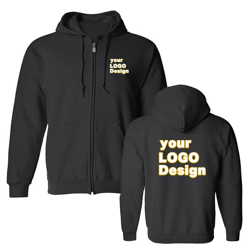 Custom Hoodies DIY Text Logo Image Print High Quality Hoodie Customized Sport Casual Sweatshirt Personalized Christmas Gift - Matrix Studios