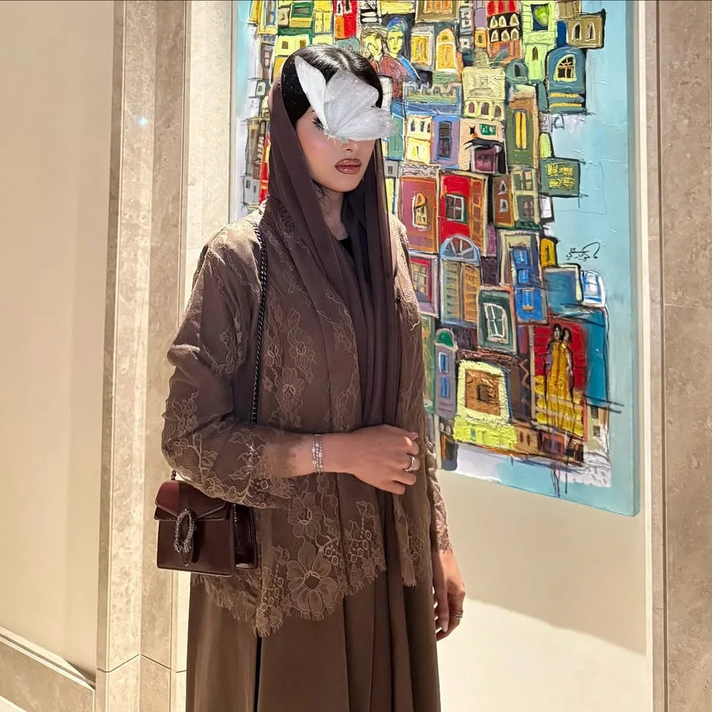 Eid Women Lace Abaya Open Dress Ramadan Abaya Party Vestidos Largos Muslim Jalabiya Morocco Kaftan Dubai Islam Arab Long Robe - Matrix-studios.com